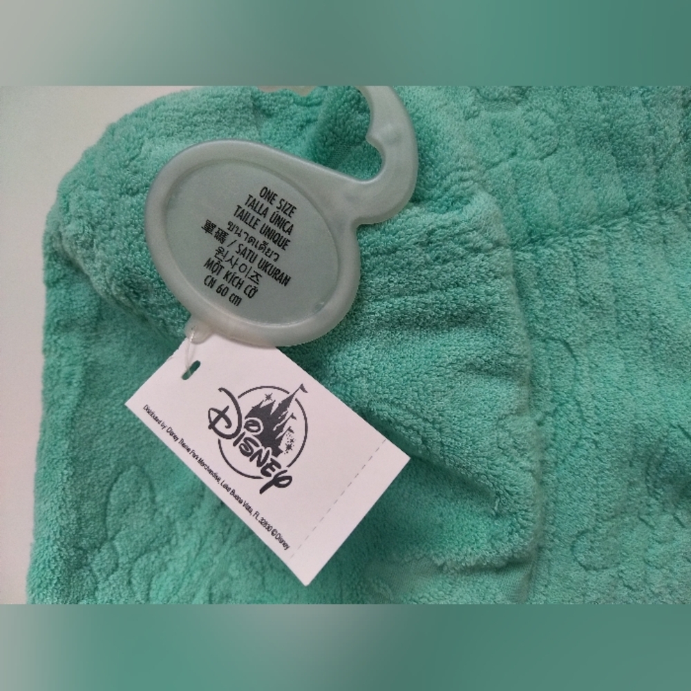 Disney Terry Cloth Bucket Hat Mint Green Adult Mickey Donald Goofy New - Picture 2 of 3